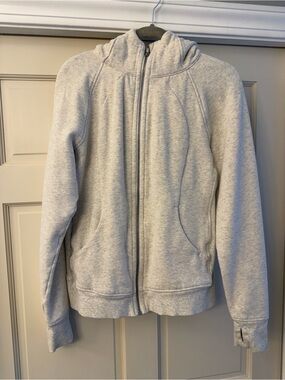 Lululemon Full-Zip scuba Jacket in Heather Gray